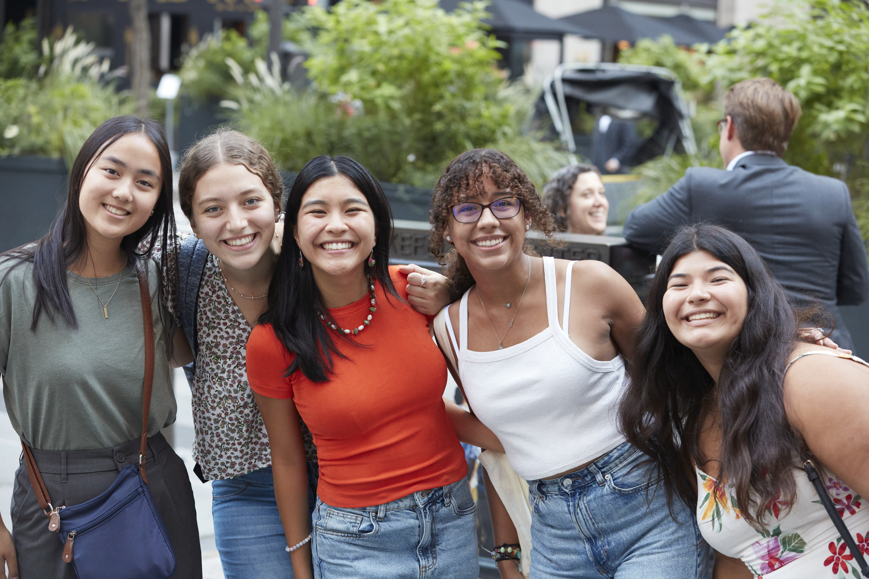 Discovery fellows pose for a picture in New York City.